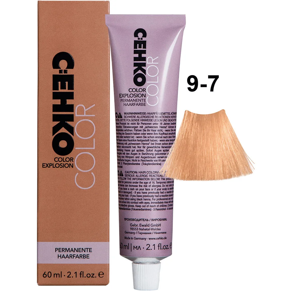 C:EHKO Vopsea cremă COLOR EXPLOSION BROWN 9/7 — Caramel - Imagine 1