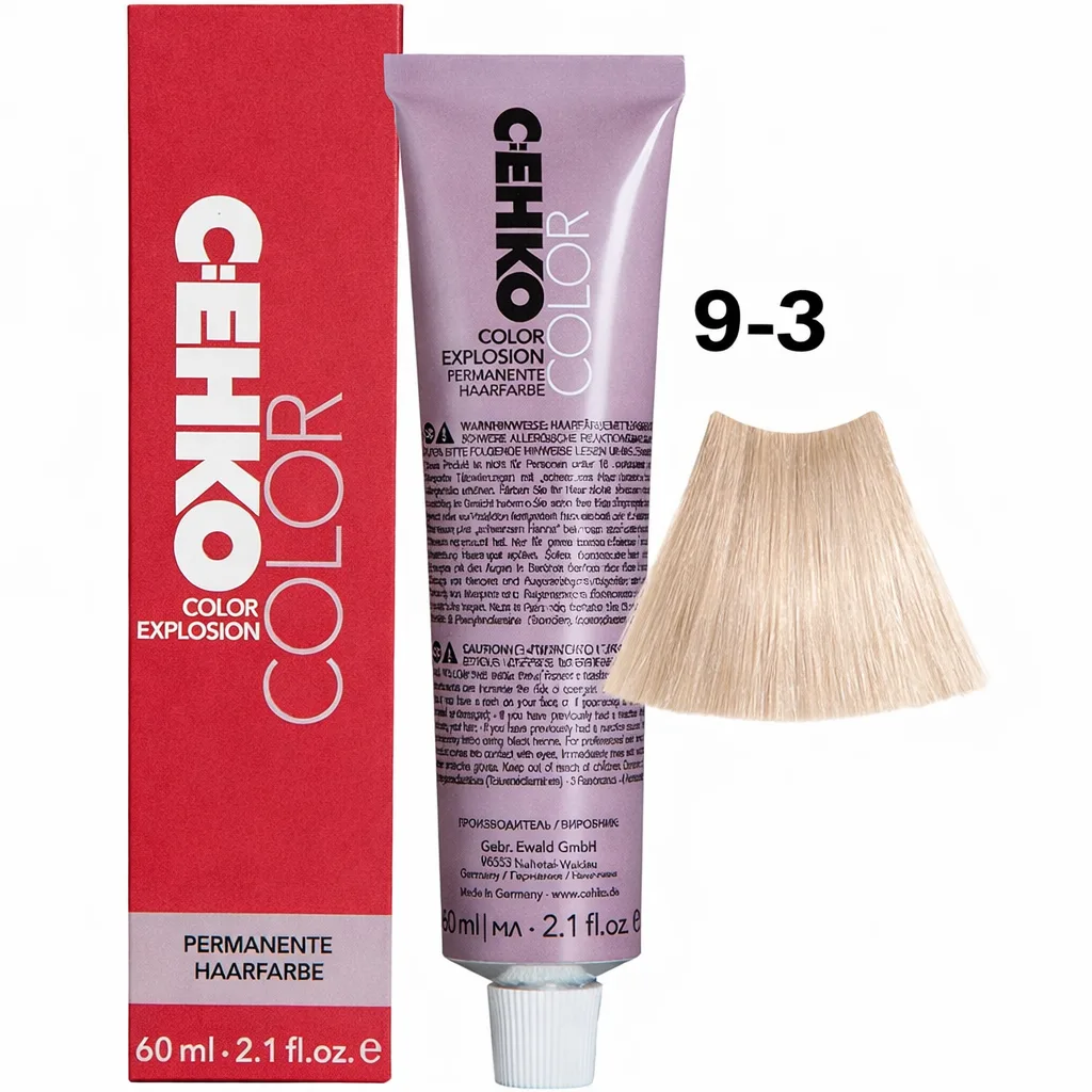 C:EHKO Vopsea cremă COLOR EXPLOSION GOLD 9/3 — Blond foarte deschis auriu - Imagine 1