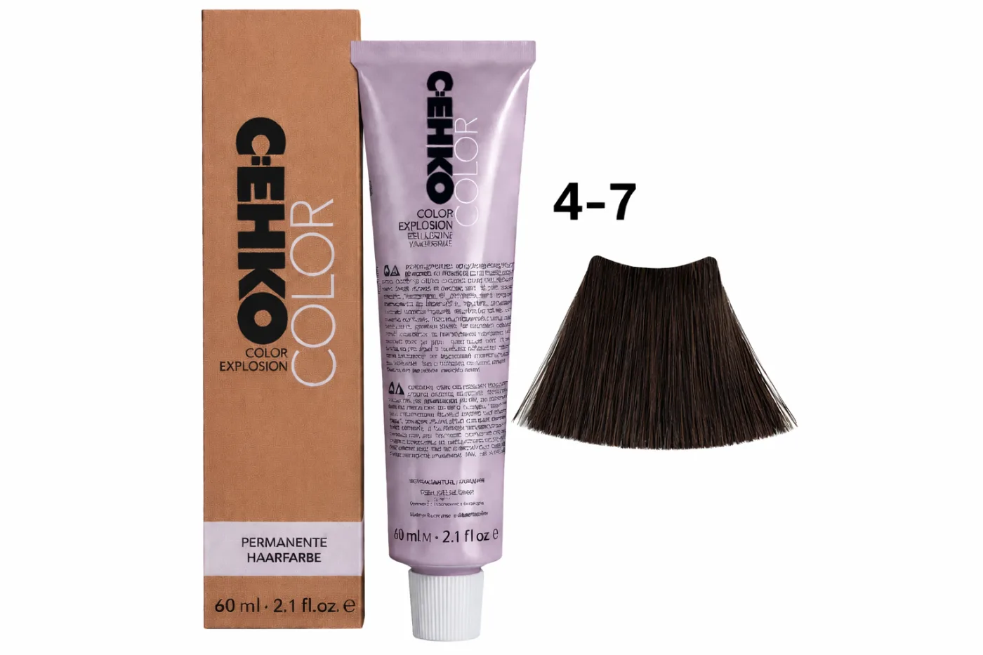 C:EHKO Крем-краска COLOR EXPLOSION BROWN 4/7 — Мокко - Изображение 1