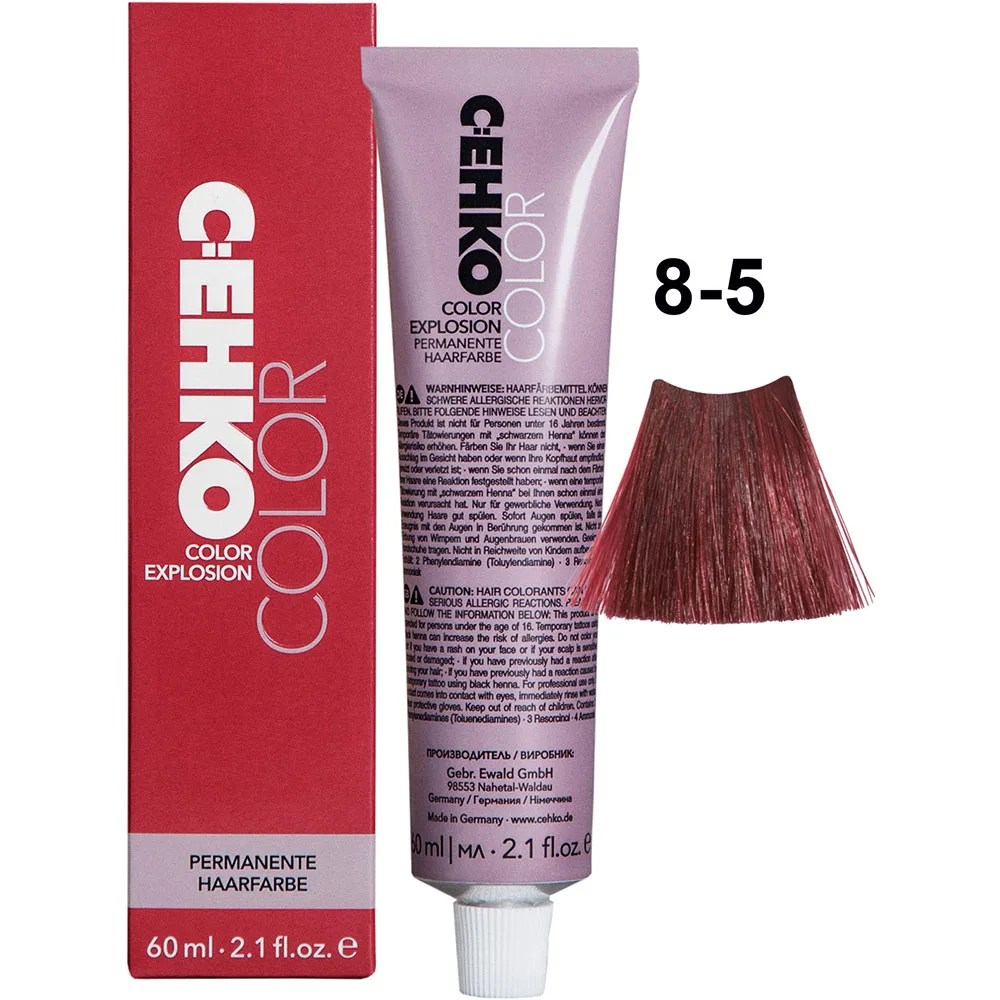 C:EHKO Vopsea cremă COLOR EXPLOSION RED 8/5 — Chili deschis - Imagine 1