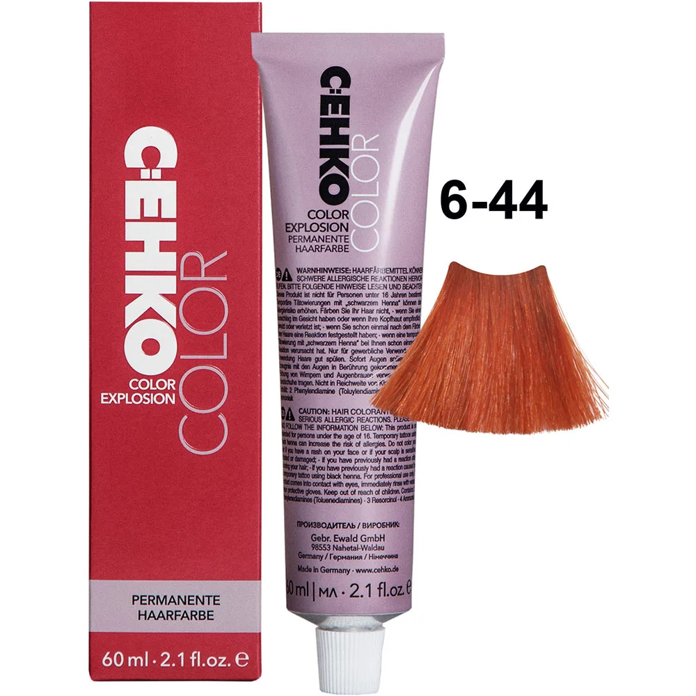 C:EHKO Vopsea cremă COLOR EXPLOSION COPPER 6/44 — Cayenne - Imagine 1