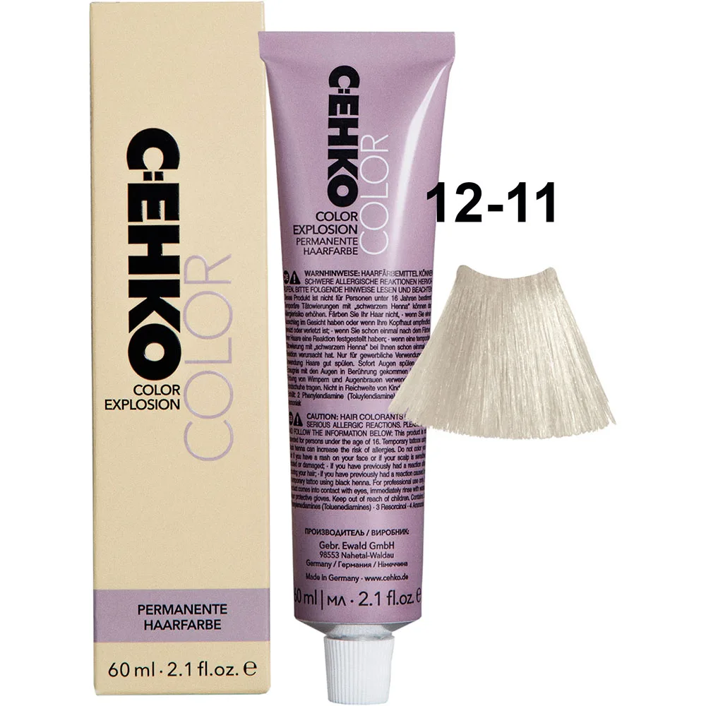 C:EHKO Vopsea cremă COLOR EXPLOSION SPECIAL BLOND 12/11 — Blond platinat perlat - Imagine 1