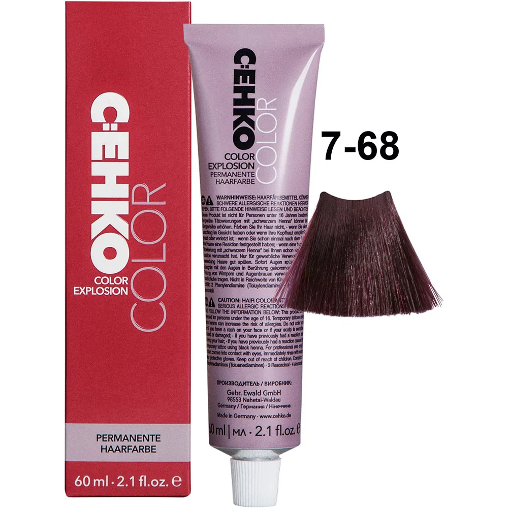 C:EHKO Vopsea cremă COLOR EXPLOSION FASHION SHADES 7/68 — Orhidee sălbatică - Imagine 1