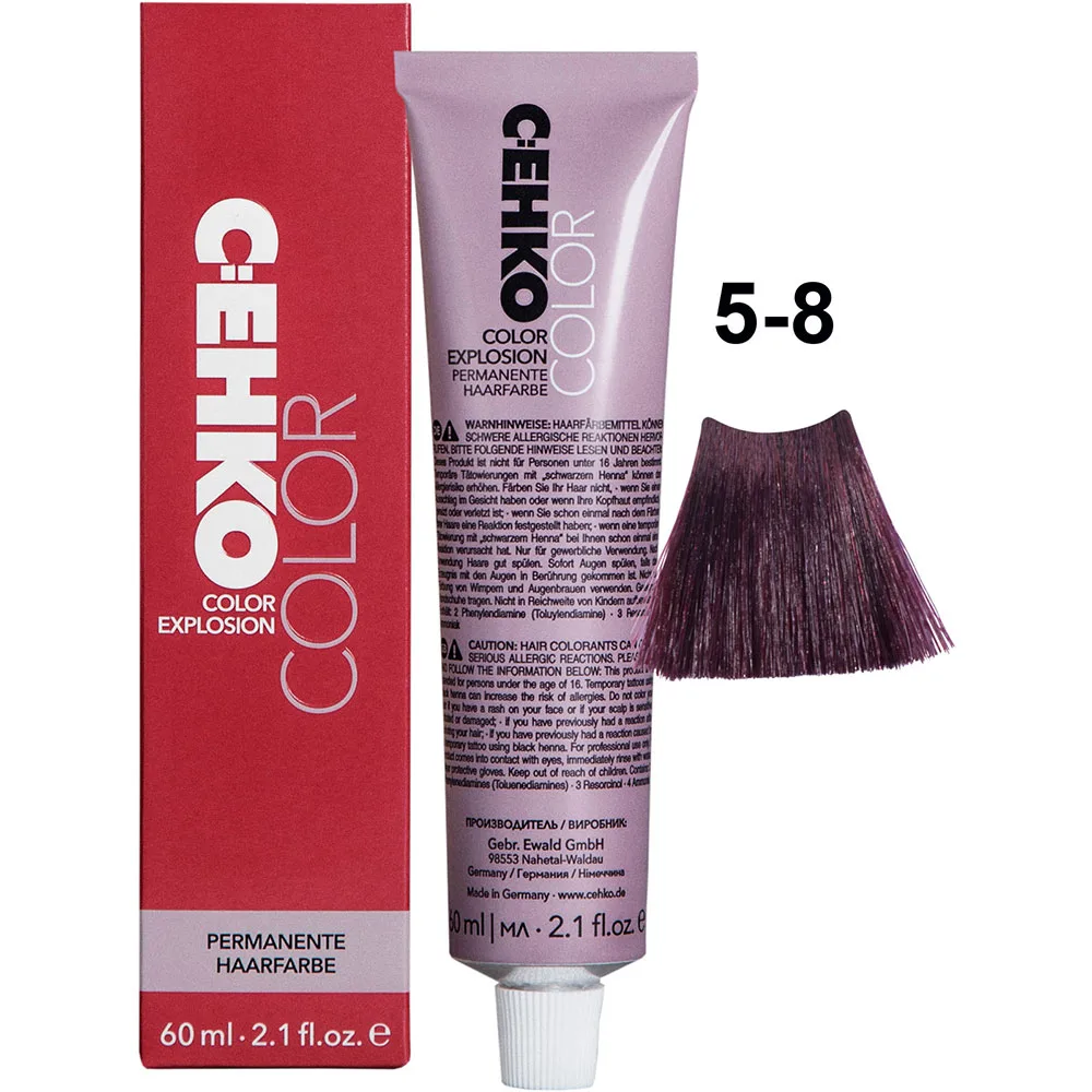 C:EHKO Крем-краска COLOR EXPLOSION VIOLET 5/8 — Баклажан - Изображение 1
