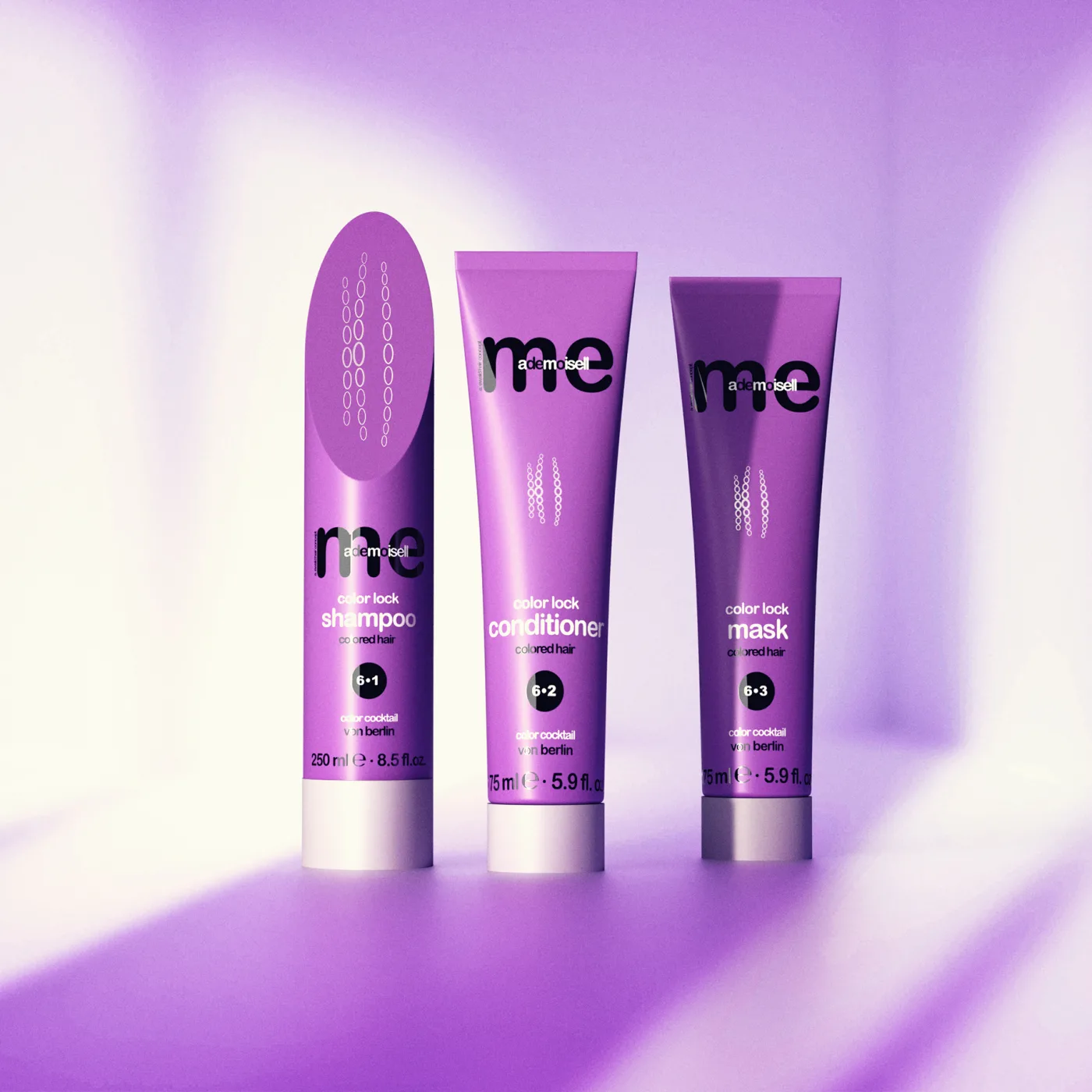 MEMADEMOISELLE Set pentru păr vopsit 6•0 COLOR LOCK - Imagine 1