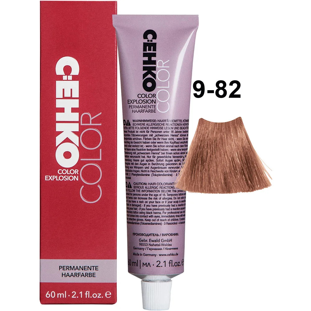 C:EHKO Крем-краска COLOR EXPLOSION FASHION SHADES 9/82 — Молочная карамель - Изображение 1
