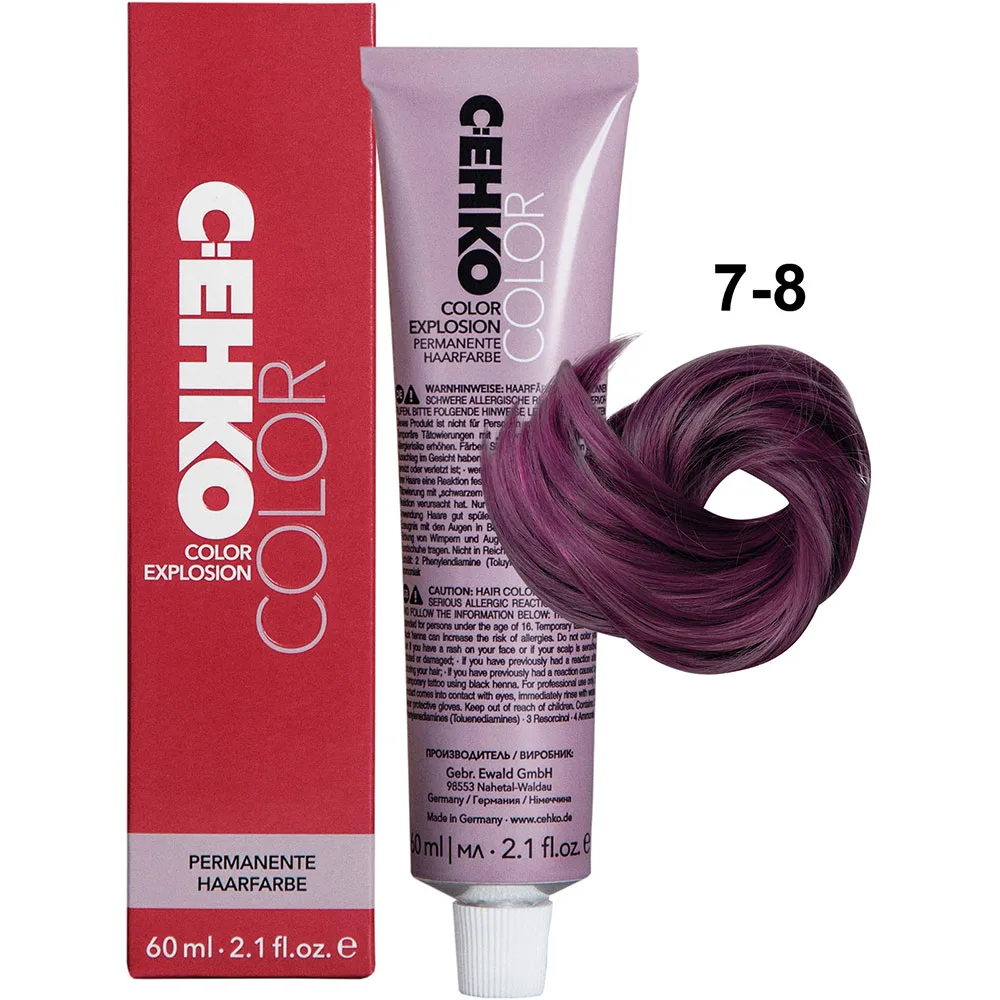 C:EHKO Vopsea cremă COLOR EXPLOSION VIOLET 7/8 — Orhidee - Imagine 1