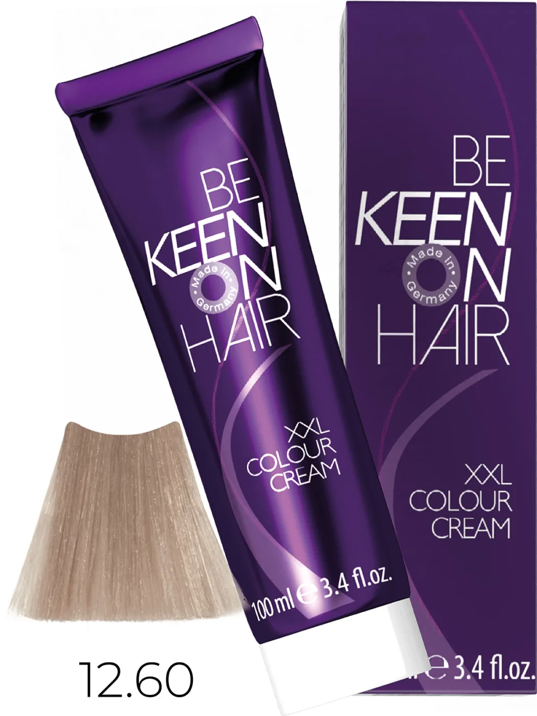 KEEN Vopsea cremă COLOUR CREAM 12.60 — Blond platinat violet - Imagine 1