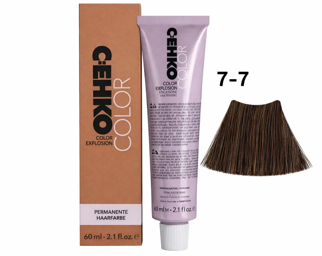 C:EHKO Vopsea cremă COLOR EXPLOSION BROWN 7/7 — Alună - Imagine 1