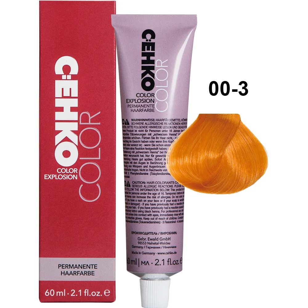 C:EHKO Vopsea cremă COLOR EXPLOSION MIXTONES 00/3 — Mixton auriu - Imagine 1