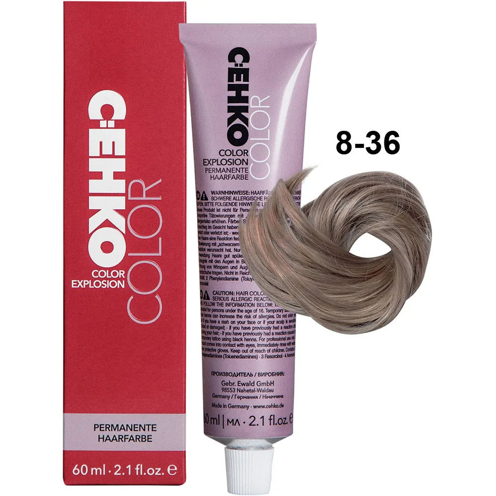 C:EHKO Vopsea cremă COLOR EXPLOSION GOLD 8/36 — Bronz - Imagine 1