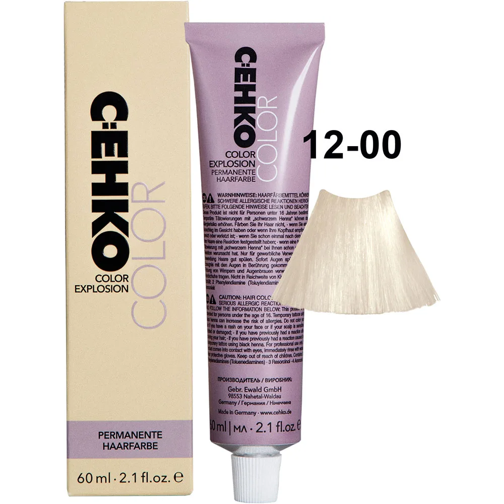 C:EHKO Крем-краска COLOR EXPLOSION SPECIAL BLOND 12/00 — Платиновый блонд - Изображение 1