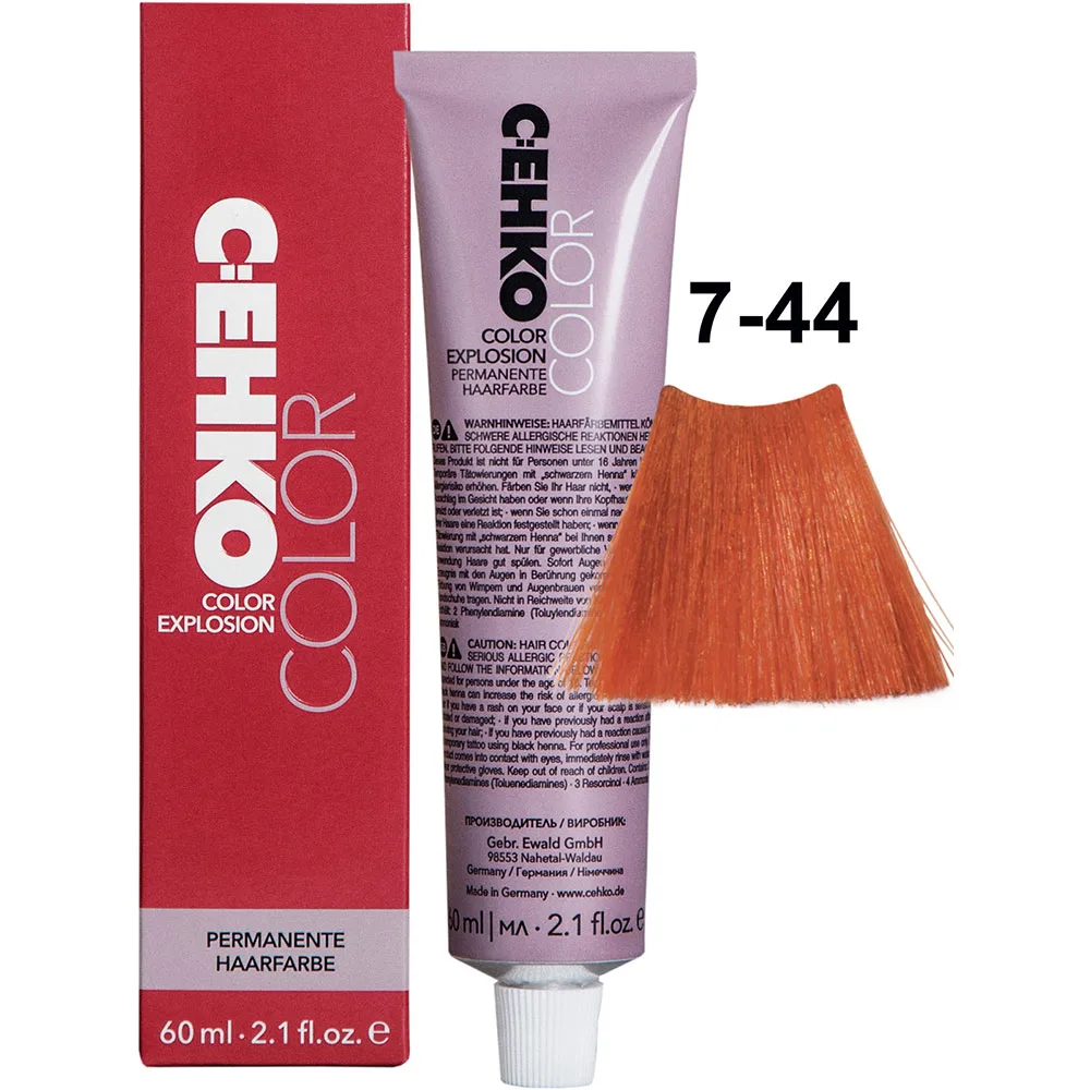 C:EHKO Vopsea cremă COLOR EXPLOSION COPPER 7/44 — Cușcuș - Imagine 1