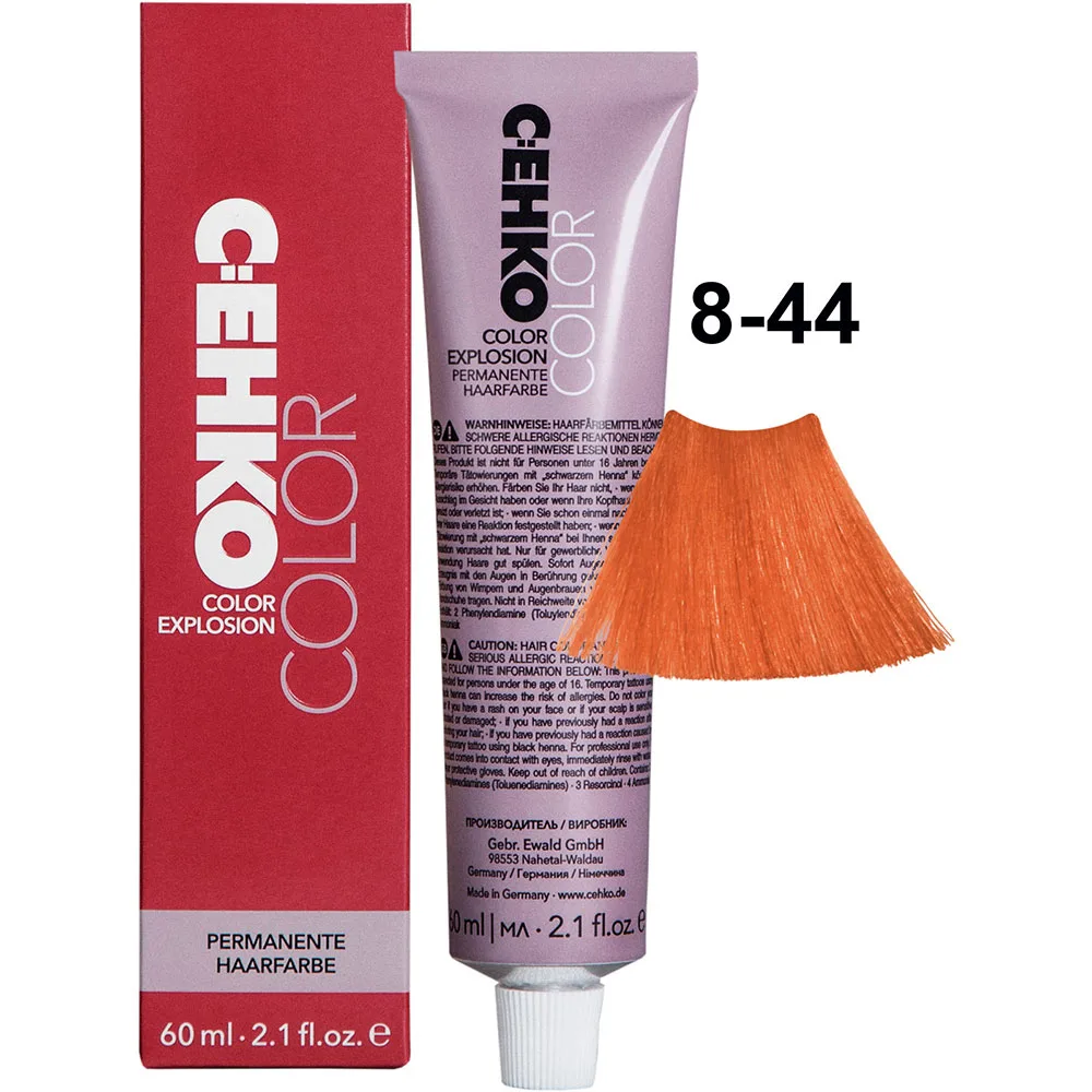 C:EHKO Vopsea cremă COLOR EXPLOSION COPPER 8/44 — Șofran - Imagine 1