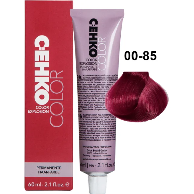 C:EHKO Vopsea cremă COLOR EXPLOSION MIXTONES 00/85 — Mixton roz