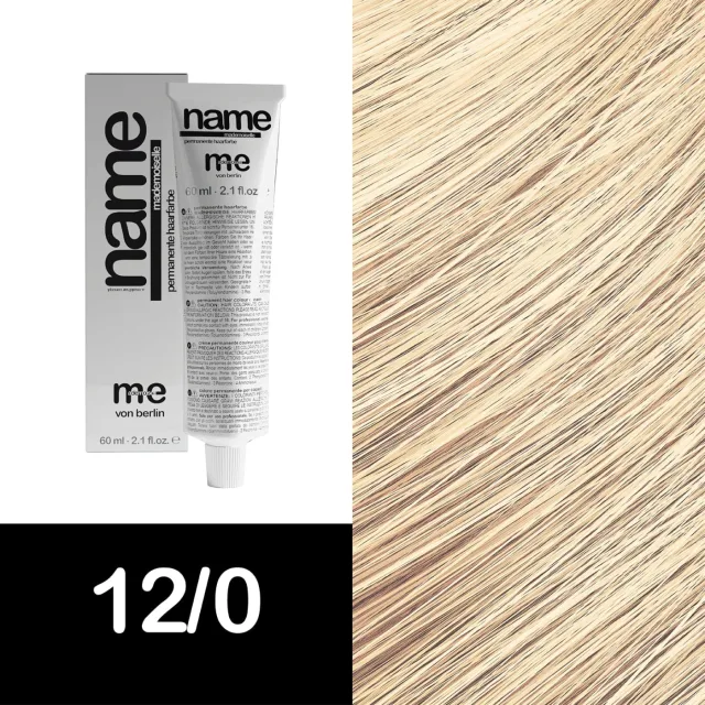 MEMADEMOISELLE Vopsea cremă permanentă NAME SPECIAL BLOND — blonduri speciale — 12/0 — Blond ultra luminos