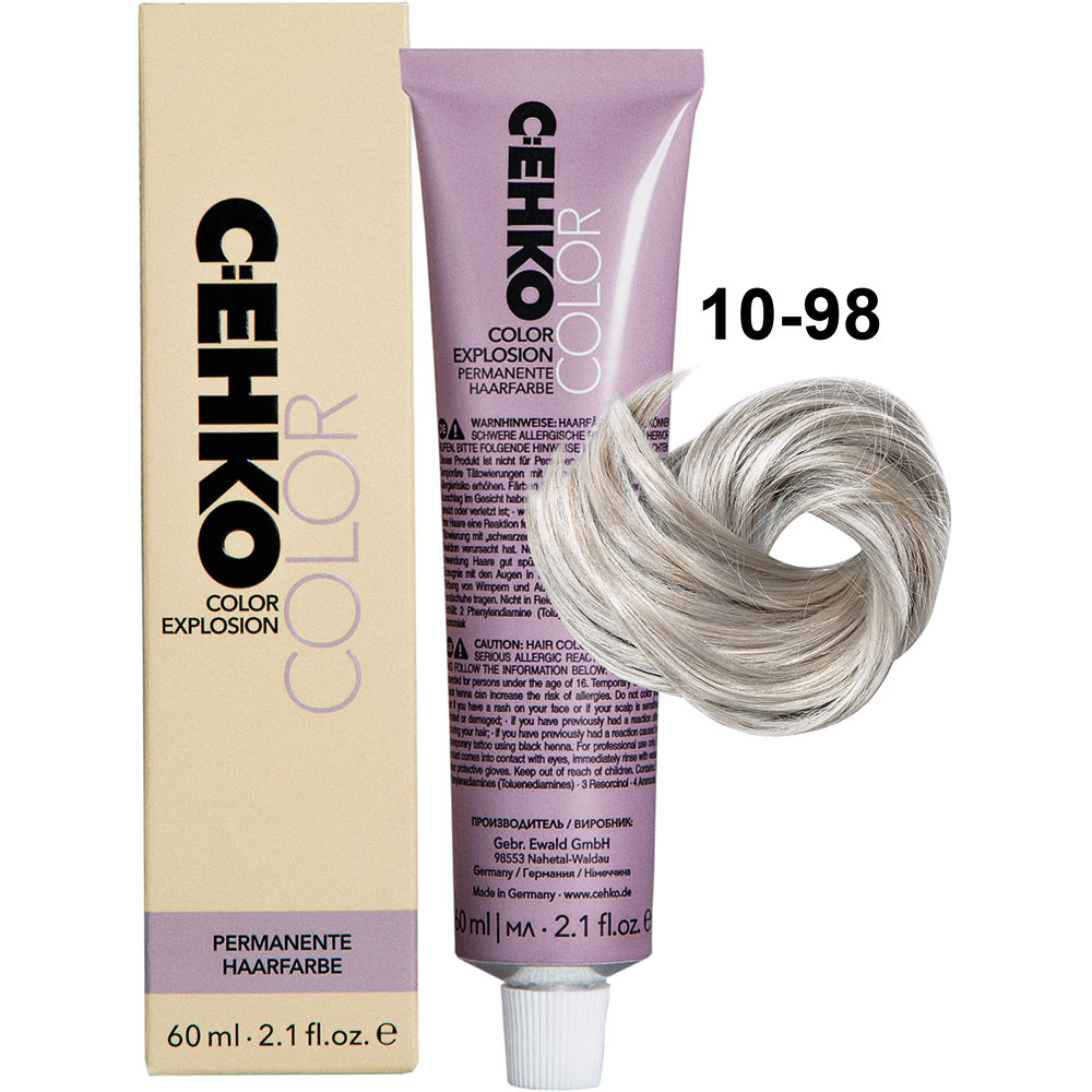 C:EHKO COLOR EXPLOSION FASHION SHADES, 10/98 ULTRA LIGHT BLONDE CENDRE VIOLET