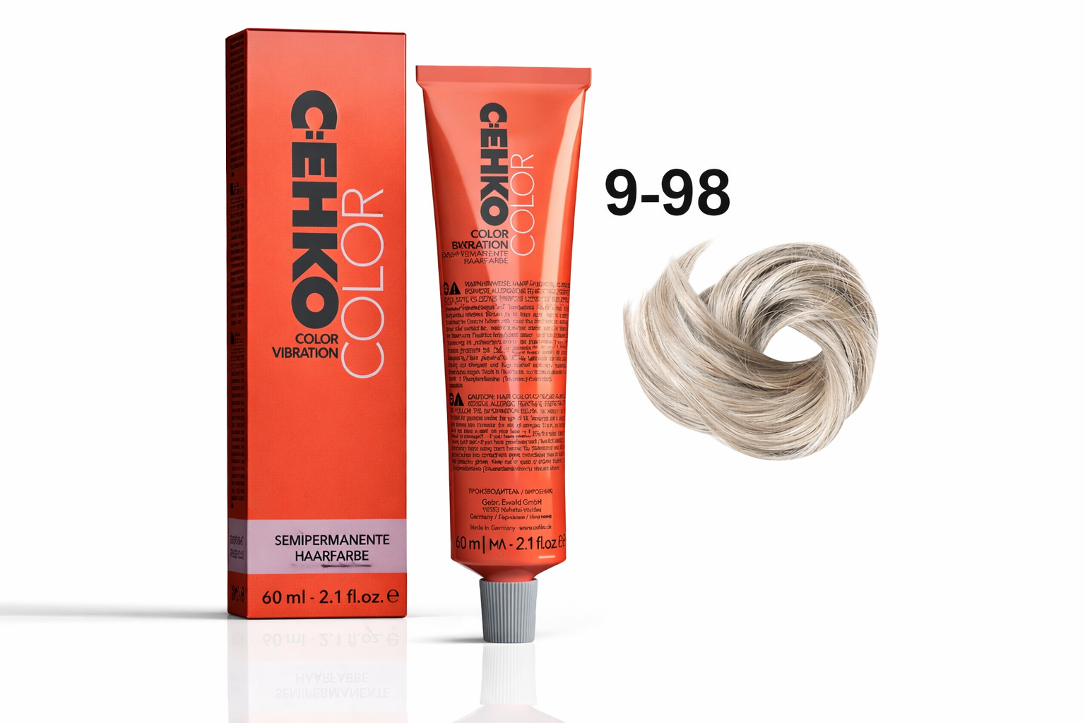 C:EHKO COLOR VIBRATION , 9/98 VERY LIGHT BLOND VIOLET CENDRE