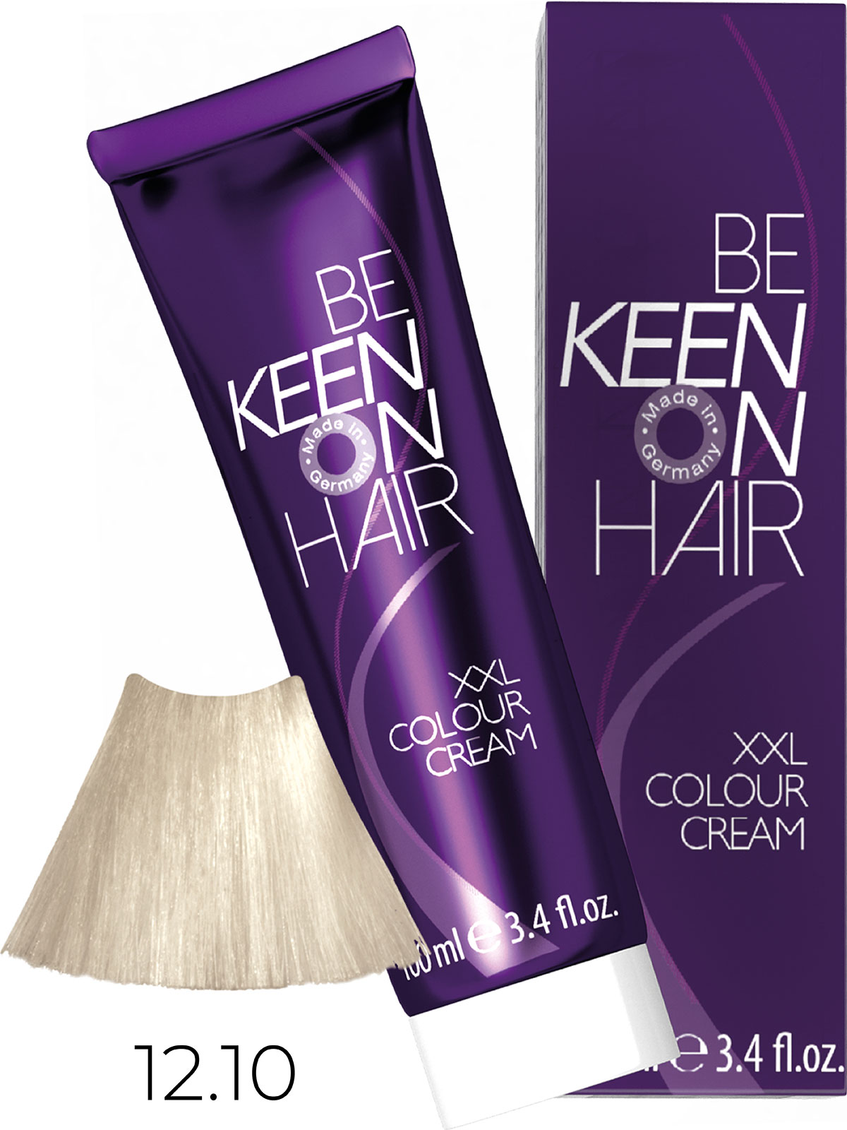 KEEN COLOUR CREAM 12.10 ПЛАТИНОВО-ПЕПЕЛЬНЫЙ БЛОНДИН/ PLATINBLOND ASCH