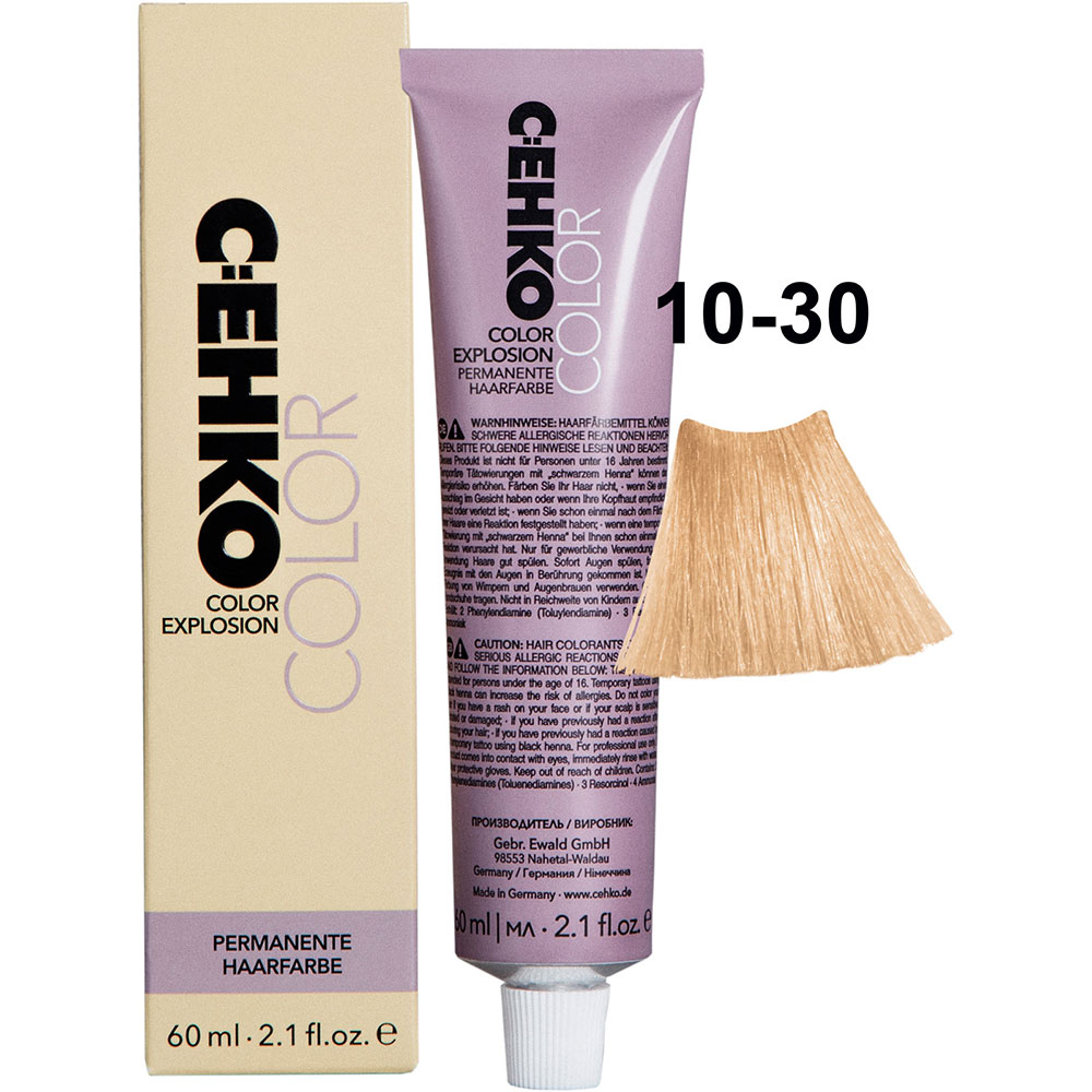 C:EHKO COLOR EXPLOSION GOLD, 10/30 ULTRAHELLBLOND GOLD / ULTRA LIGHT BLONDE GOLD
