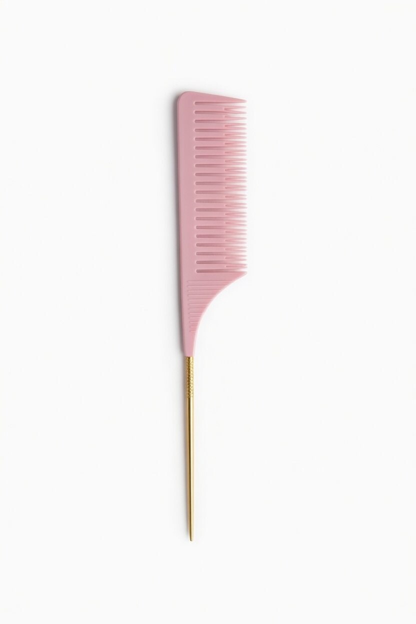 C:EHKO TAIL COMB WITH METAL PIN FOR SECTIONING HAIR