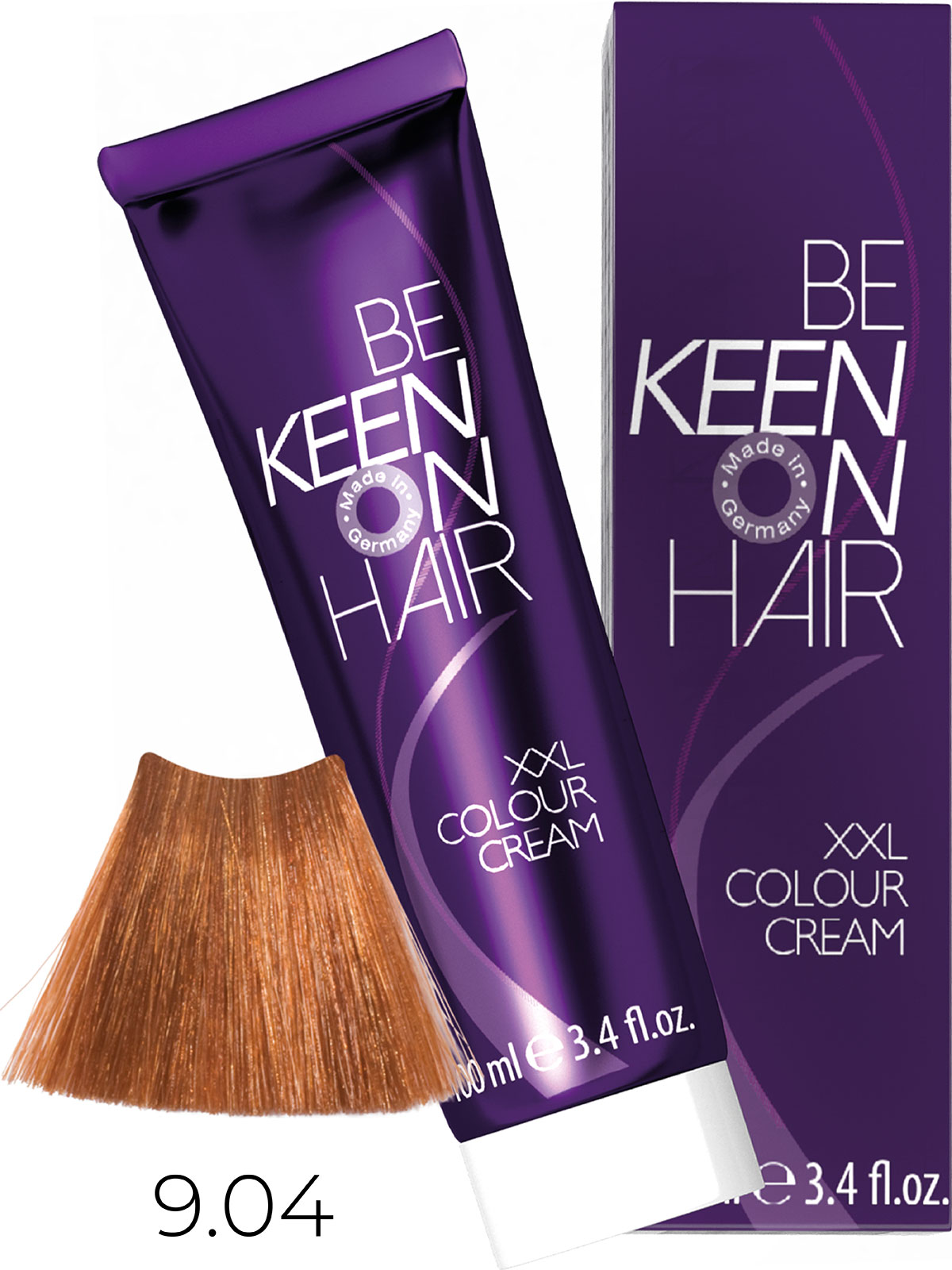 KEEN COLOUR CREAM 9.04 СВЕТЛО-МЕДНЫЙ БЛОНДИН/ HELBLOND KUPFER