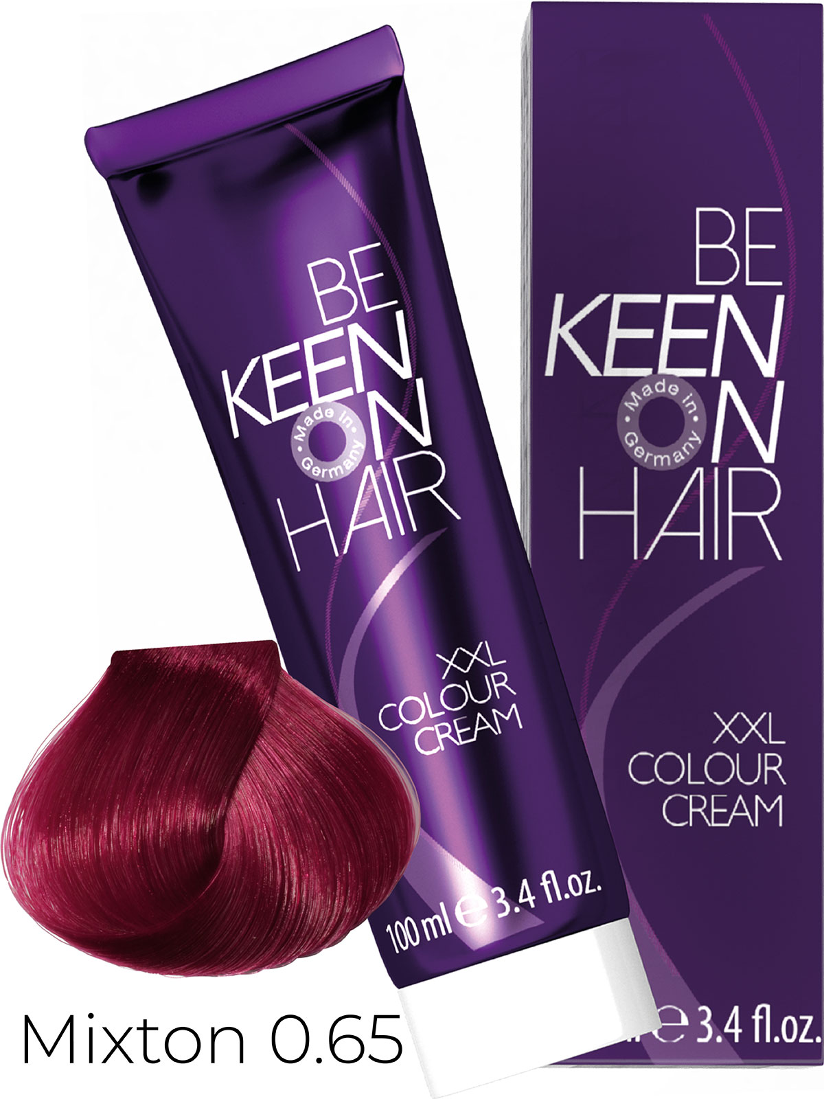 KEEN COLOUR CREAM  0.65 ФИОЛЕТОВО-КРАСНЫЙ/ MIXTON VIOLETT-ROT
